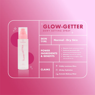 Luxcrime Glow-Getter Dewy Setting Spray