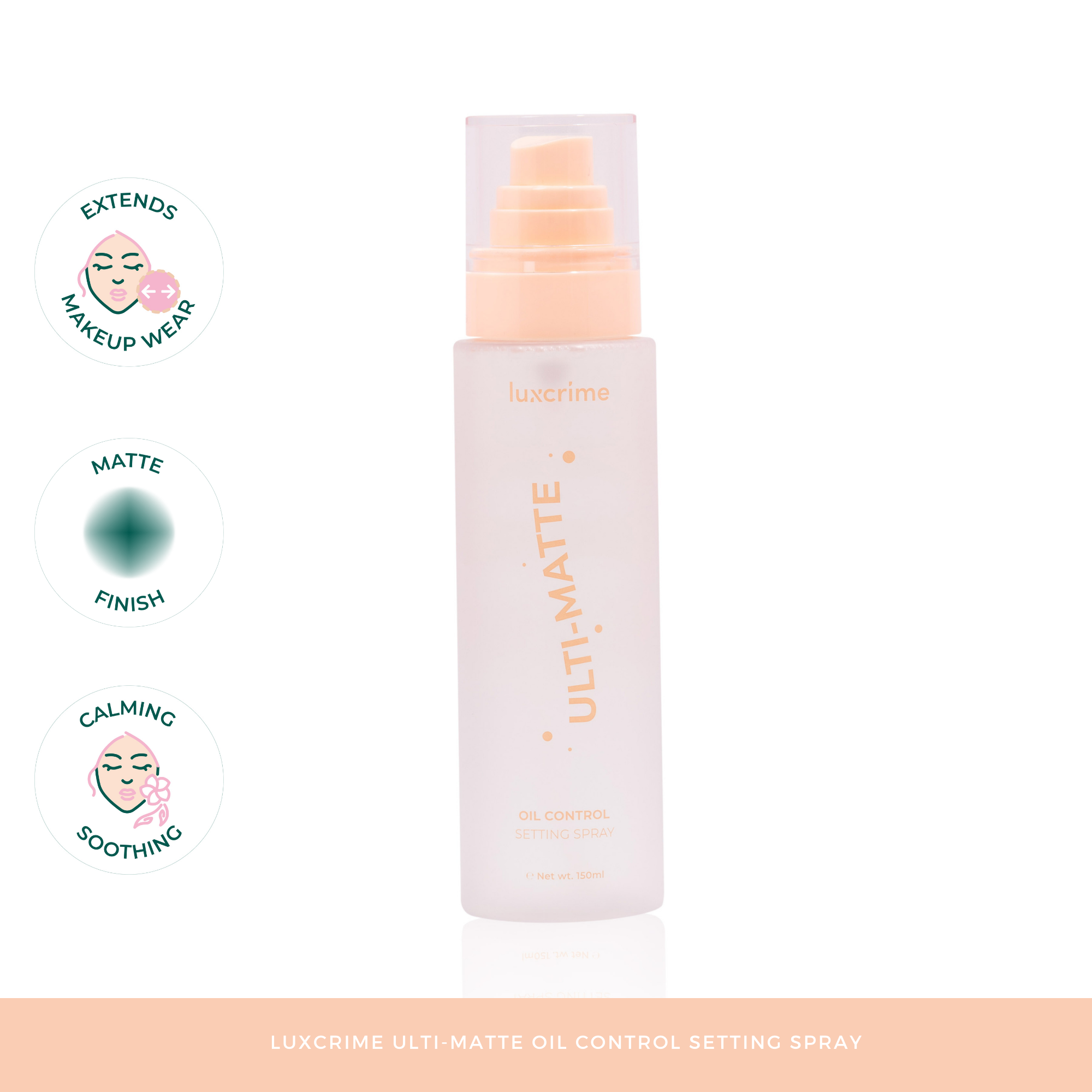 Luxcrime Ulti-Matte Oil Control Setting Spray – Luxcrime Official