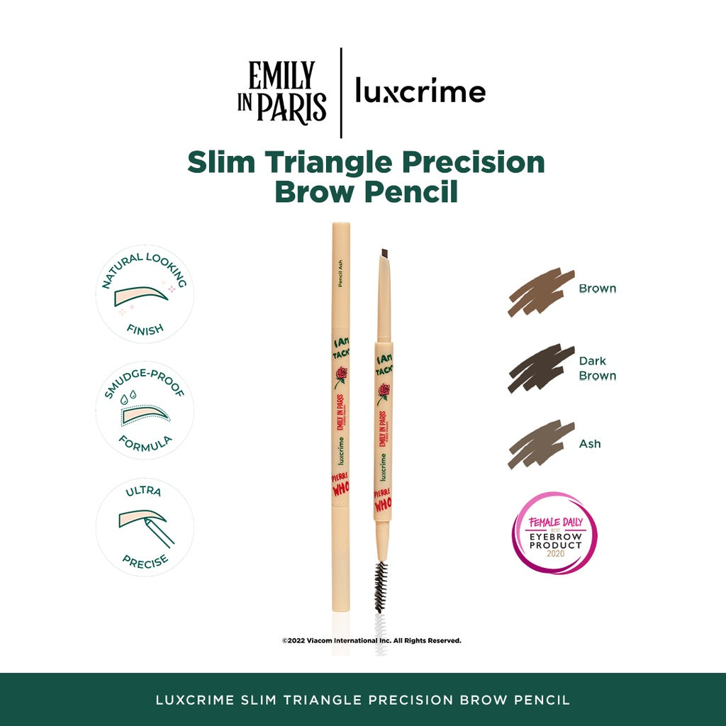 Luxcrime EMILY IN PARIS Slim Triangle Precision Brow Pencil