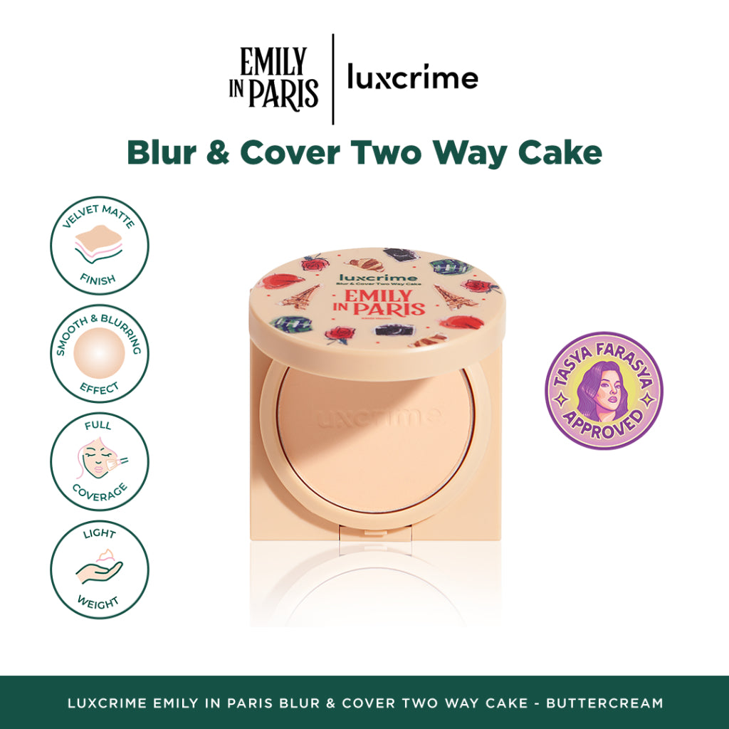 Luxcrime EMILY IN PARIS Blur & Cover Two Way Cake