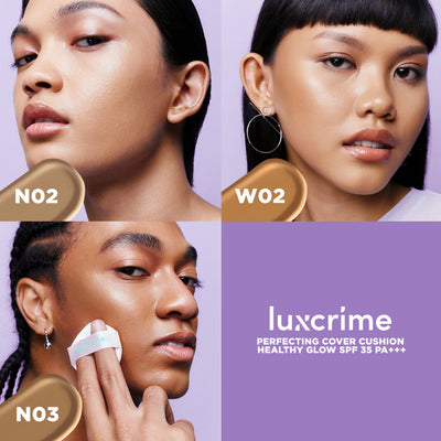Luxcrime Perfecting Cover Cushion - Healthy Glow SPF 35 PA +++