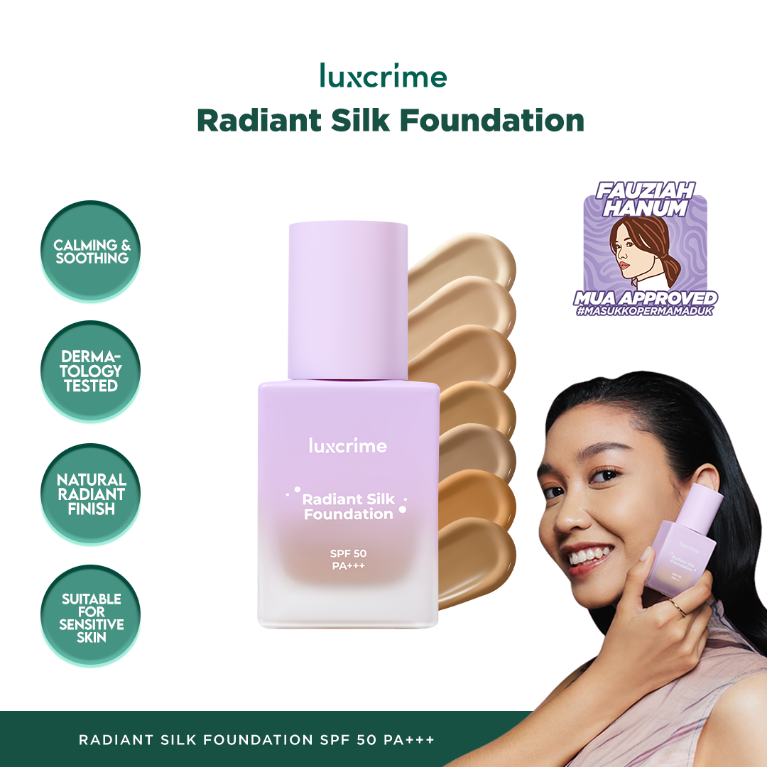 Luxcrime Radiant Silk Foundation SPF 50 PA+++