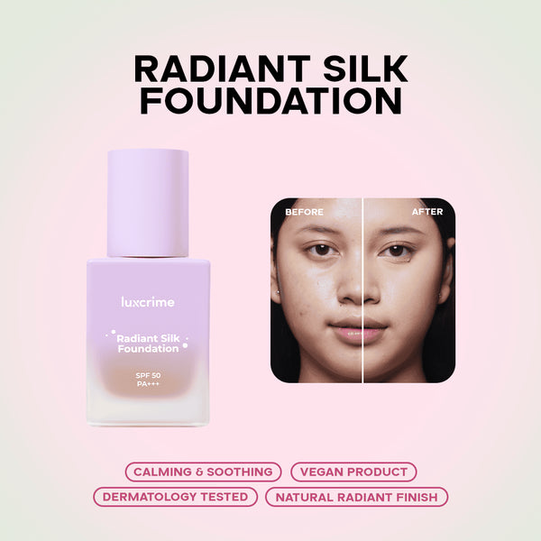 Luxcrime Radiant Silk Foundation SPF 50 PA+++