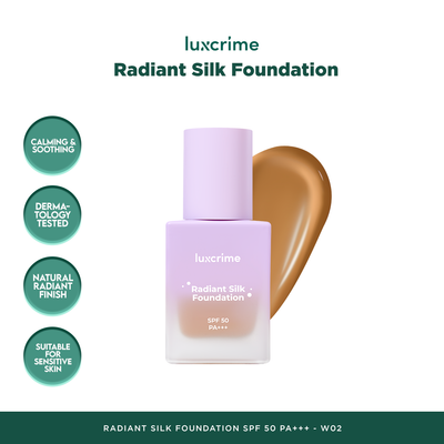 Luxcrime Radiant Silk Foundation SPF 50 PA+++