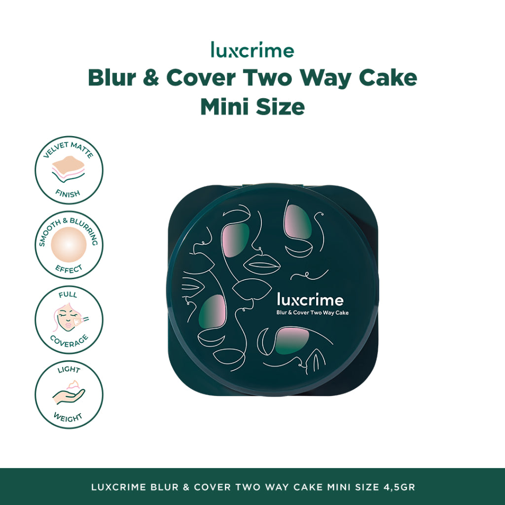 Luxcrime Blur & Cover Two Way Cake in Custard
