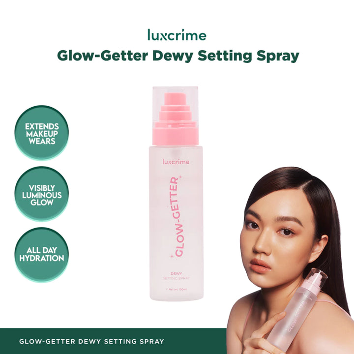 Luxcrime Glow-Getter Dewy Setting Spray