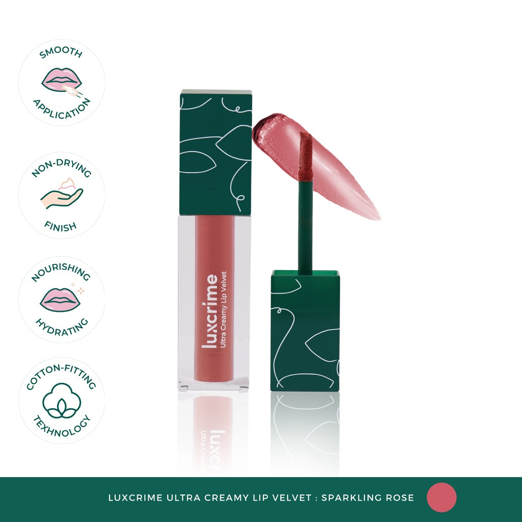 Luxcrime Ultra Creamy Lip Velvet - Sparkling Rose