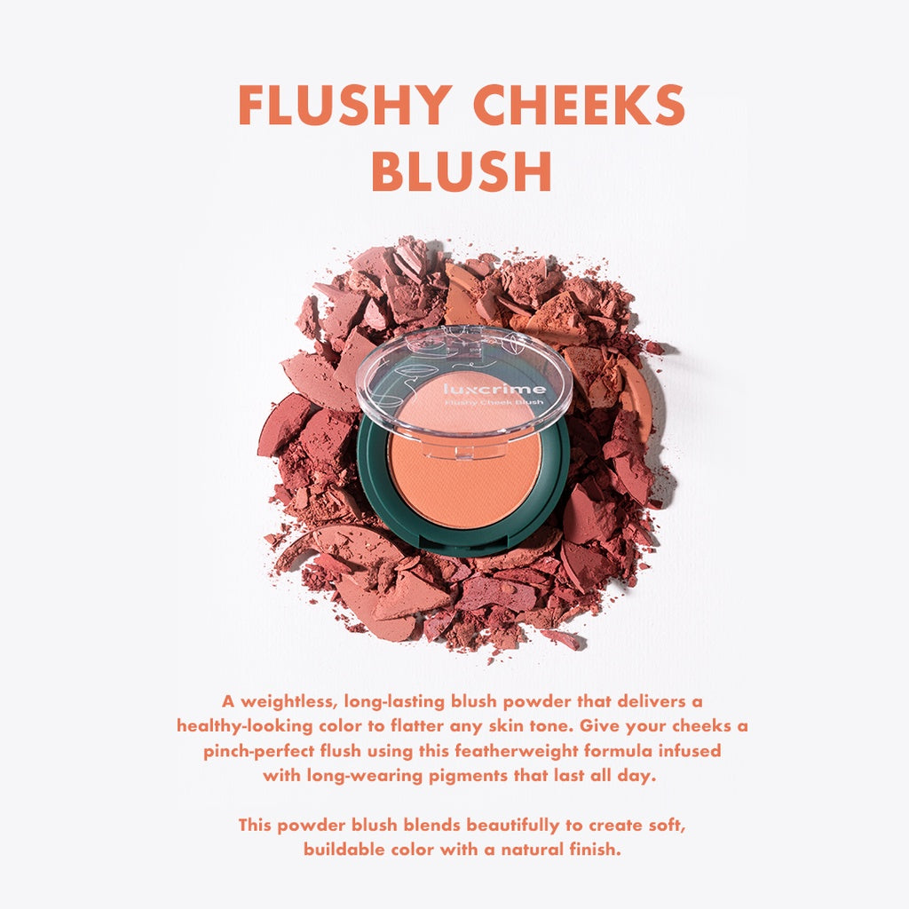 Luxcrime Flushy-Cheek Blush Peach Cobbler