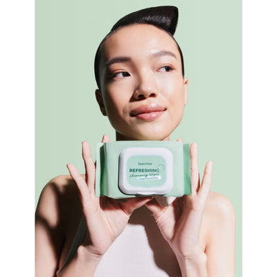 Luxcrime Refreshing Cleansing Wipes - dengan Green Tea Extract
