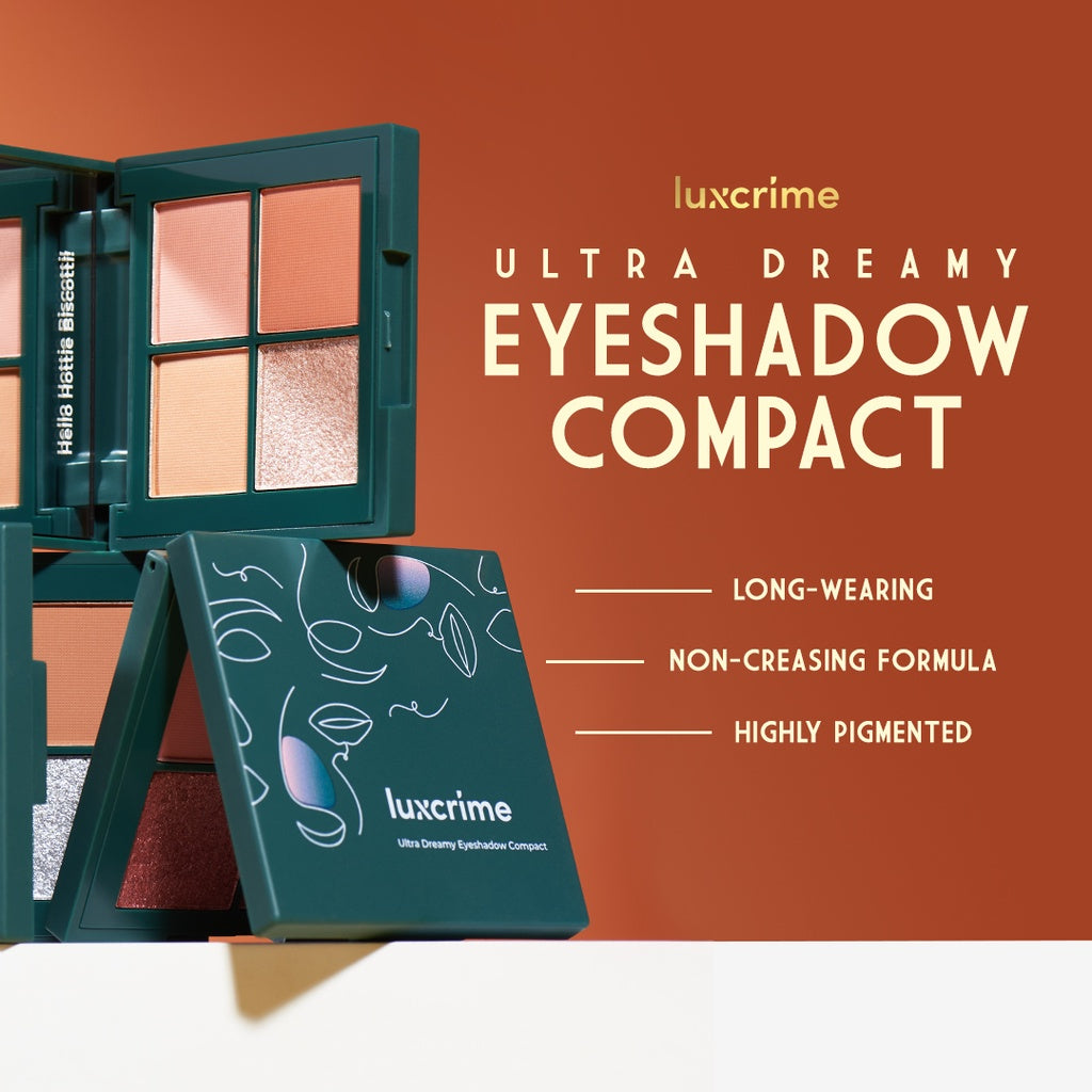 Luxcrime Ultra Dreamy Eyeshadow Compact Almond Biscotti