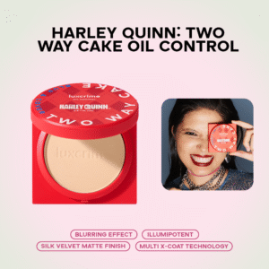 Luxcrime Harley Quinn Blur & Cover Two Way Cake Oil Control