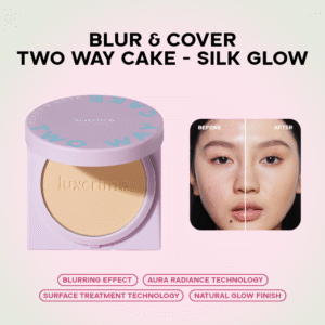 Luxcrime Blur & Cover Two Way Cake Silk Glow