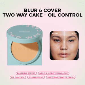 Luxcrime Blur & Cover Two Way Cake Oil Control